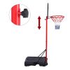 Portable Removable Adjustable Teenager Basketball Rack for Youth Kids Indoor Outdoor Use - as pictures