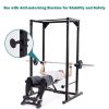 Indoor Strength Training Adjustable Heights Multi-Function Fitness Pull Up Equipment - Black - Style B