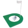 1pc Large Size Golf Practice Putting Cup; Golf Training Accessories For Beginners Outdoor Training - Green