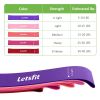 Fitness belt 5P (gradient red + purple) - default