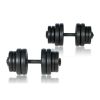 Dumbbells 2x33.1 lb - Black