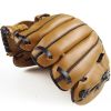 Baseball Glove Outfield Gloves Softball Gloves, Adult and Youth Sizes, Right Hand Throw, Easy Break in Baseball Mitt, 12.5 inches Size Mitts - brown