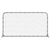 Football Rebounder Net Black 144.1"x35.4"x72" HDPE - Black