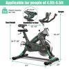 With 33 lbs Flywheel Home Stationary Exercise Cycling Bike  - Black - Professional Exercise Bikes