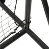 Football Rebounder Net Black 144.1"x35.4"x72" HDPE - Black