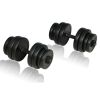 Dumbbells 2x33.1 lb - Black