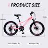 Mountain Bike for Girls and Boys Mountain 20 inch shimano 7-Speed bike - as Pic