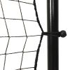 Football Rebounder Net Black 144.1"x35.4"x72" HDPE - Black