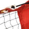 Tennis Net Black and Red 118.1"x39.4"x34.3" Polyester - 93756