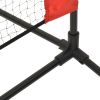 Tennis Net Black and Red 236.2"x39.4"x34.3" Polyester - 93759