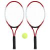 1pair Tennis Rackets With 1pc Tennis Ball & 1pc Bag; For Outdoor Sports; Tennis Playing; Friends And Family Entertainment - Blue