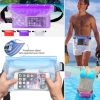 Waterproof Waist Bag For Swiming; Diving; Fanny Pack For Beach - Green