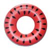 Inflatable Watermelon Swimming Ring; Portable Thickened Folding Float For Kids And Adults Pool Beach Sea Summer - 35.4in (90cm)