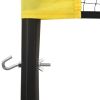 Volleyball Net Yellow and Black 324"x96.1" PE Fabric - 93744