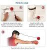 Boxing Reflex Ball Punching Ball on String with Headband Training Speed Reaction - red