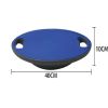 Fitness Training Anti-Slip Yoga Plastic Balance Board Plate Dance Balance Plate Taiji Plate Sense Coordination Function Exercise - blue