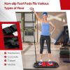 Home Gym Portable 34 Inch Push Up Board - Red & Black - Weights Accessories