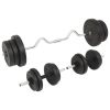 Barbell and Dumbbell Set 132.3 lb - 91403