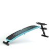 Gym Room Adjustable Height Exercise Bench Abdominal Twister Trainer - Blue - Exercise & Fitness