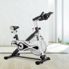 Indoor Cycling Professional Fitness Cycling Exercise Bike With LCD Monitor - Black - Professional Exercise Bikes