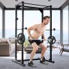 Indoor Strength Training Adjustable Heights Multi-Function Fitness Pull Up Equipment - Black - Style B