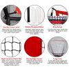 7x7ft Baseball Softball Teeball Practice Net Batting Hitting Pitching Training Net - Red