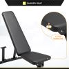 Adjustable Utility Weight Bench Six Positions - Black