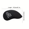 10pcs New High Quality Meshy Golf Iron Covers One Sided Numbers Right Hand Golf Iron Club Head Covers Set 4; 5; 6; 7; 8; 9; P; A; S; X Black - Unisex