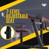 Bicep Tricep Curl Machine with Adjustable Seat, Bicep Curls and Tricep Extension Machine Home Gym - as Pic