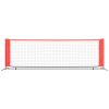 Tennis Net Black and Red 118.1"x39.4"x34.3" Polyester - 93756