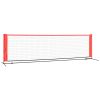 Tennis Net Black and Red 118.1"x39.4"x34.3" Polyester - 93756