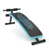 Gym Room Adjustable Height Exercise Bench Abdominal Twister Trainer - Blue - Exercise & Fitness