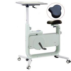 Desk Home Exercise Bike Small Magnetic Control Silent Aerobic Exercise (Option: Apple green)